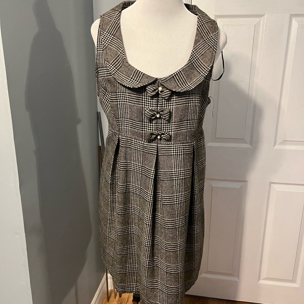 Atmosphere grey plaid jumper size 12